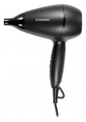 Фен Starwind SHD 7067 1400Вт графит/черный