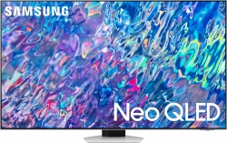 Телевизор QLED Samsung QE85QN85BAUXCE черный/серебристый