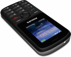 Мобильный телефон Philips E2101 Xenium черный моноблок 2Sim 1.77 128x160 Thread-X GSM900/1800 MP3 FM microSD max32Gb