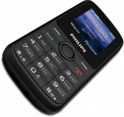 Мобильный телефон Philips E2101 Xenium черный моноблок 2Sim 1.77 128x160 Thread-X GSM900/1800 MP3 FM microSD max32Gb