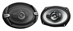 Колонки автомобильные JVC CS-DR693 500Вт 86дБ 4Ом 15x23см (6x9дюйм) (ком.:2кол.) коаксиальные трехполосные