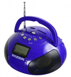 Аудиомагнитола Hyundai H-PAS100 фиолетовый