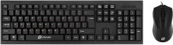 Клавиатура + мышь Oklick 620M черный