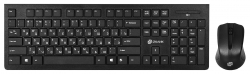 Клавиатура + мышь Oklick 250M черный беспроводная