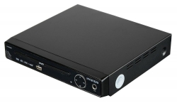 Плеер DVD Hyundai H-DVD200 черный ПДУ