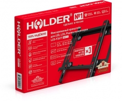 Кронштейн для телевизора Holder F2617-B черный 22 -40 макс.25кг настенный фиксированный