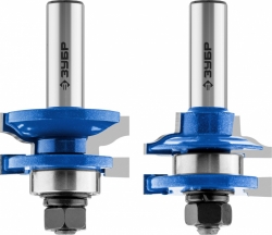 Набор фрез по дереву Зубр 28771-41.3-H2 d(посад.)=12мм (фрезерные пилы)
