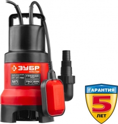 Садовый насос дренажный Зубр НПГ-М1-750 750Вт 13500л/час