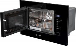 Микроволновая печь Lex BIMO 20.01 black черный (встраиваемая)