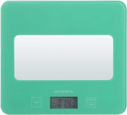 Весы кухонные электронные Supra BSS-4201N бирюзовый