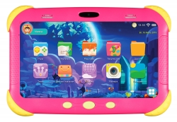 Планшет Digma CITI Kids MT8321 (1.3) 4C/RAM2Gb/ROM32Gb 7 IPS 1024x600/3G/Android 9.0/розовый/2Mpix/0.3Mpix/BT/WiFi/Touch/microSDHC 64Gb/minUSB/2800mAh