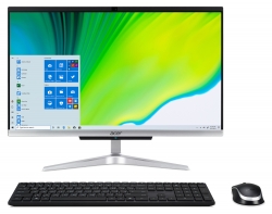 Моноблок Acer Aspire C22-963 21.5 Full HD i3 1005 G1 (1.2)/4Gb/1Tb 5.4k/UHDG/Windows 10 Home/GbitEth/WiFi/BT/65W/клавиатура/мышь/серебристый 1920x1080