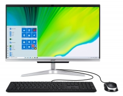 Моноблок Acer Aspire C22-963 21.5 Full HD i3 1005 G1 (1.2)/4Gb/1Tb 5.4k/UHDG/Windows 10 Home/GbitEth/WiFi/BT/65W/клавиатура/мышь/серебристый 1920x1080