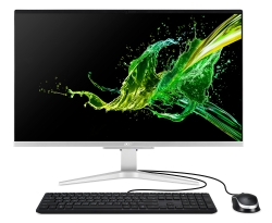 Моноблок Acer Aspire C27-962 27 Full HD i3 1005 G1 (1.2)/4Gb/1Tb 5.4k/MX130 2Gb/Endless/GbitEth/WiFi/BT/135W/клавиатура/мышь/серебристый 1920x1080
