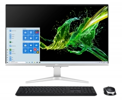Моноблок Acer Aspire C27-962 27 Full HD i5 1035G1 (1)/8Gb/SSD256Gb/MX130 2Gb/Windows 10 Home/GbitEth/WiFi/BT/135W/клавиатура/мышь/серебристый 1920x108