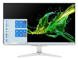 Моноблок Acer Aspire C27-962 27 Full HD i3 1005 G1 (1.2)/8Gb/SSD256Gb/MX130 2Gb/Windows 10 Home/GbitEth/WiFi/BT/135W/клавиатура/мышь/серебристый 1920x