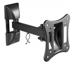Кронштейн для телевизора Ultramounts UM 891 черный 13 -27 макс.15кг настенный поворотно-выдвижной и наклонный